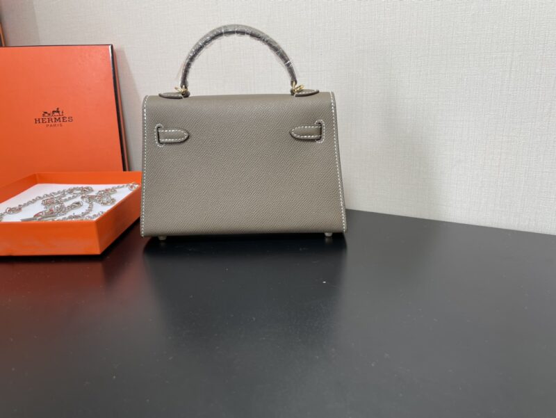 Hermes Kelly-Gold&Silver Hardware-19CM - Image 6