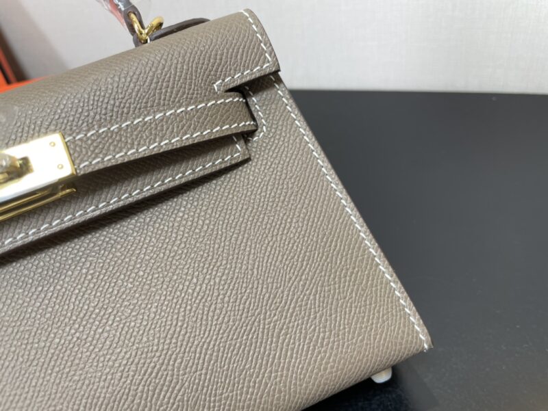 Hermes Kelly-Gold&Silver Hardware-19CM - Image 9