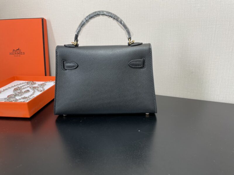 Hermes Kelly-Gold&Silver Hardware-19CM - Image 10