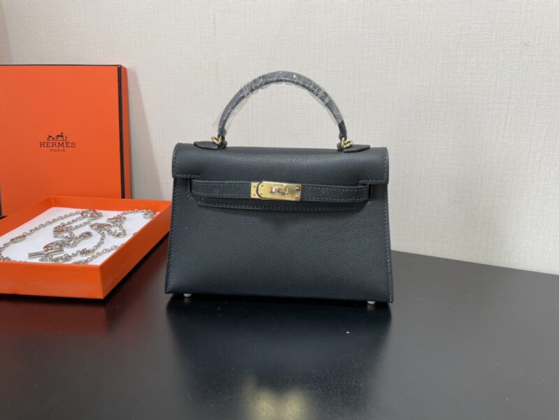 Hermes Kelly-Gold&Silver Hardware-19CM - Image 5