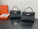 Hermes Kelly-Gold&Silver Hardware-19CM