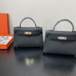 Hermes Kelly-Gold&Silver Hardware-19CM