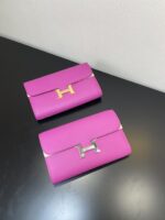 Hermes Constance Wallet On Chain-Epsom-20*13*2CM - Image 19