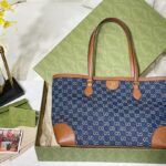 Gucci Demin Tote Handbags-38*28*14CM