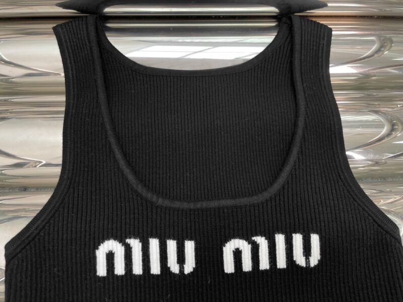 Miu Miu Viscose Tank Top - Image 2