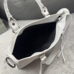 Balenciag Women's Le City Bag in Optic White-30*20*11CM - Image 5