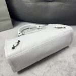 Balenciag Women's Le City Bag in Optic White-30*20*11CM - Image 7