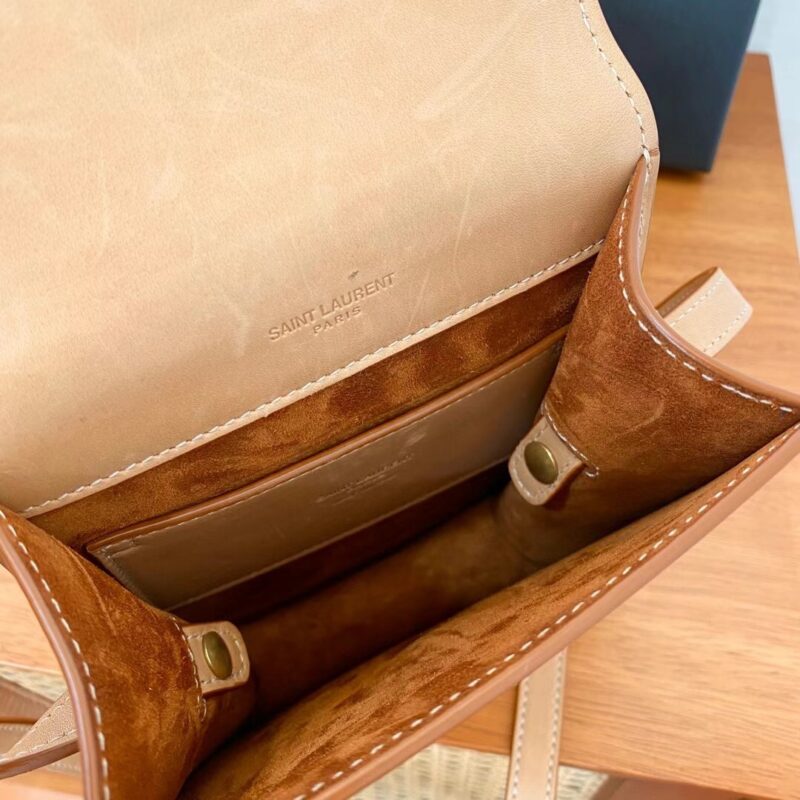 YSL Kaia North/South Satchel In Vegeatble-16*18*6CM - Image 4