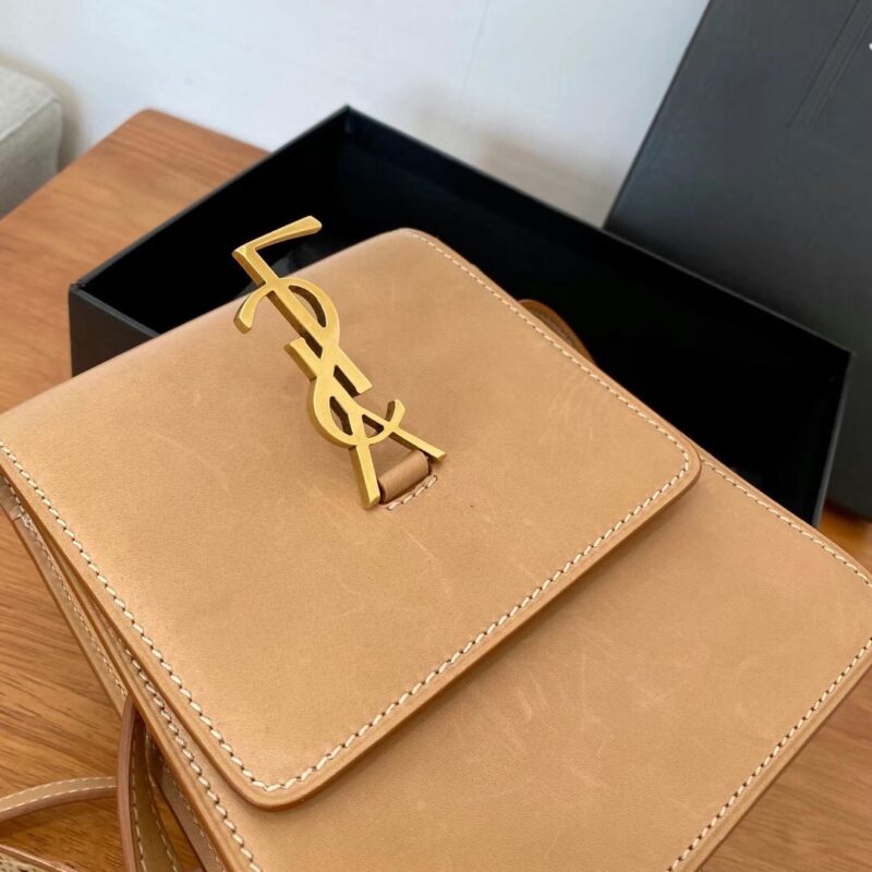 YSL Kaia North/South Satchel In Vegeatble-16*18*6CM - Image 7