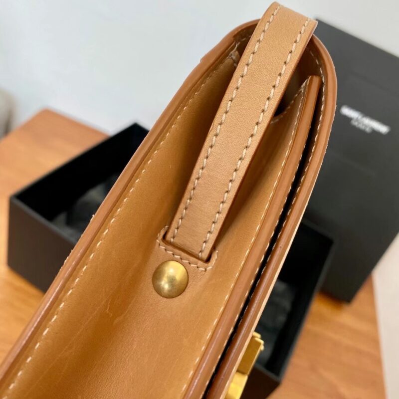 YSL Kaia North/South Satchel In Vegeatble-16*18*6CM - Image 9