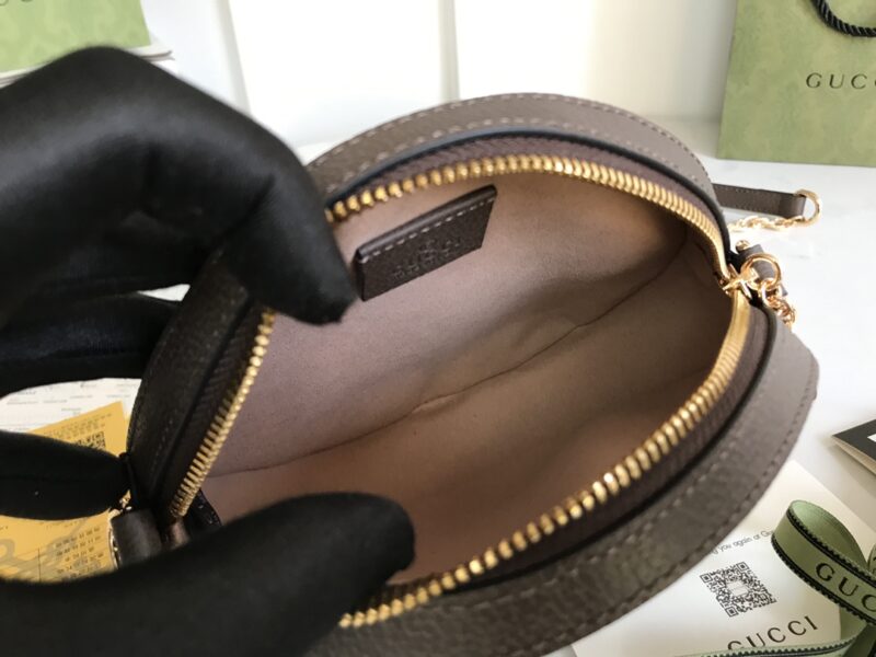 Gucci Ophidia Mini Round Bag-18*18*6CM - Image 4
