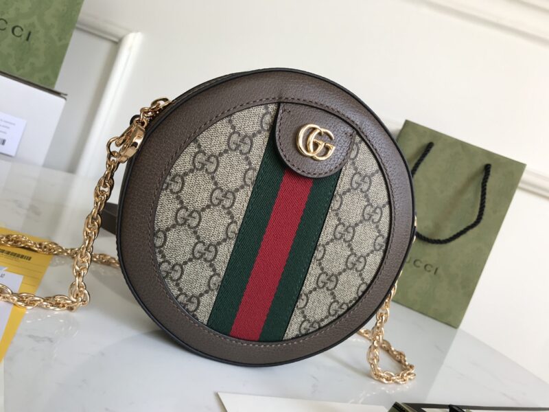 Gucci Ophidia Mini Round Bag-18*18*6CM - Image 5