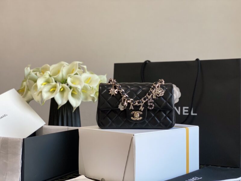 Ch@nel Flap Bag-12*20*6CM - Image 5