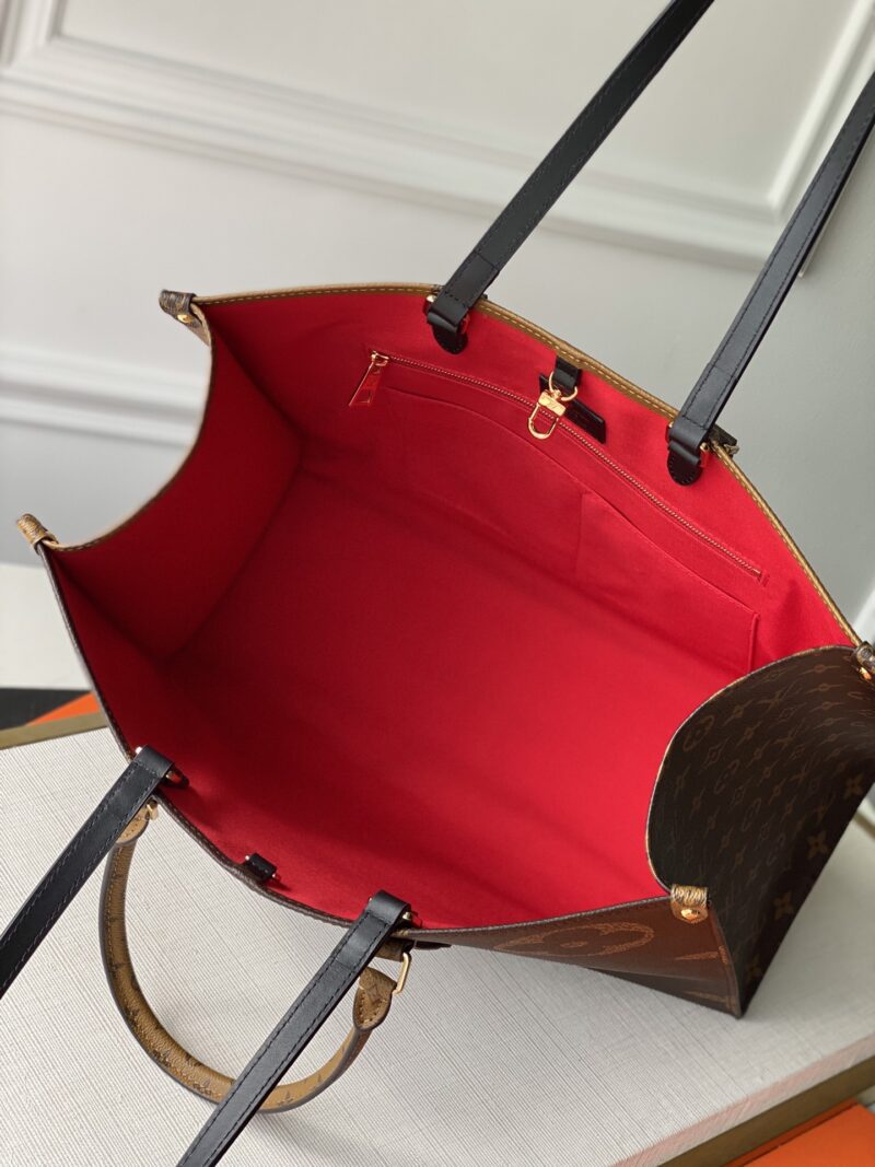 Louis Vuitton Onthego Handbag-41*34*19CM(Black strap&NO BOX) - Image 7