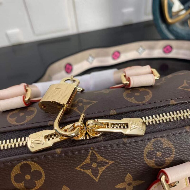 Louis Vuitton Speedy-M41114-Red Inside-20x 13.5x 11.5CM - Image 2