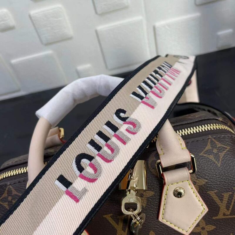 Louis Vuitton Speedy-M41114-Red Inside-20x 13.5x 11.5CM - Image 4