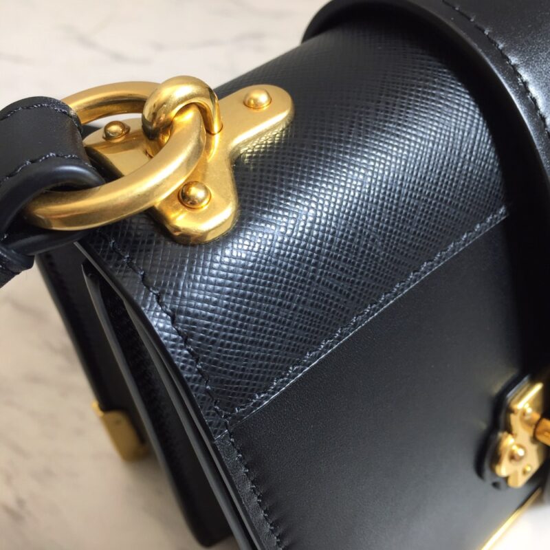 Prada 1BD045 Leather Cahier Bag-1BH082-20x14x8.5CM - Image 2
