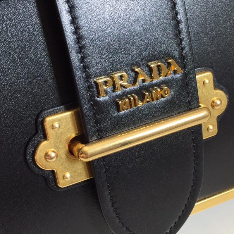 Prada 1BD045 Leather Cahier Bag-1BH082-20x14x8.5CM - Image 6