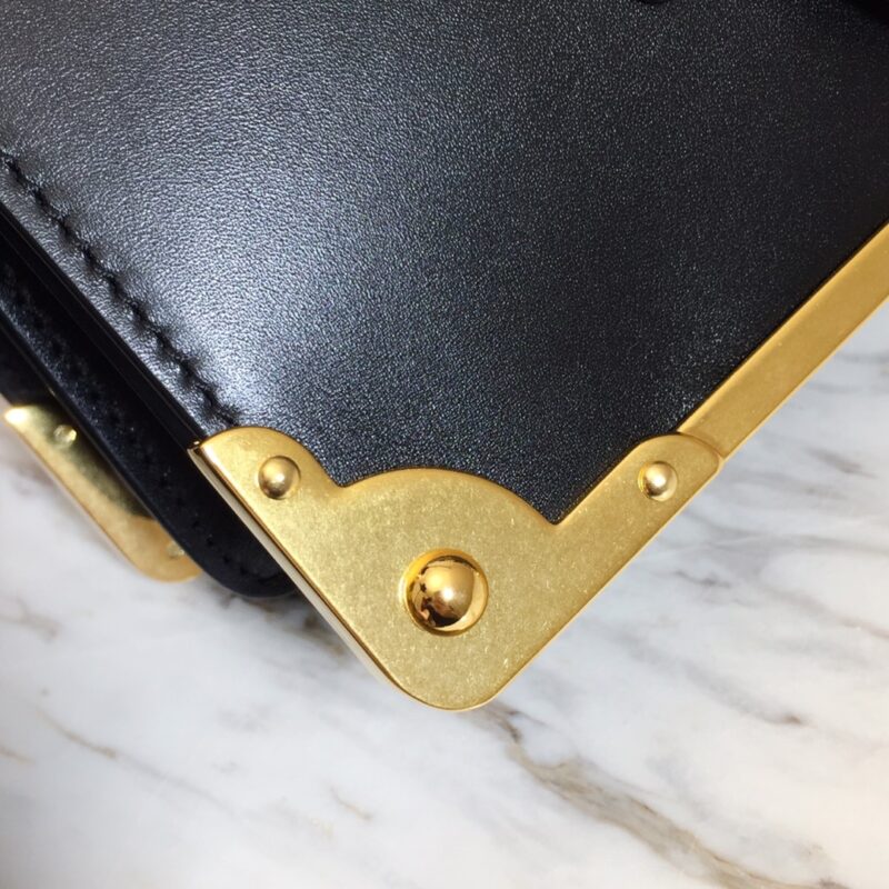 Prada 1BD045 Leather Cahier Bag-1BH082-20x14x8.5CM - Image 9