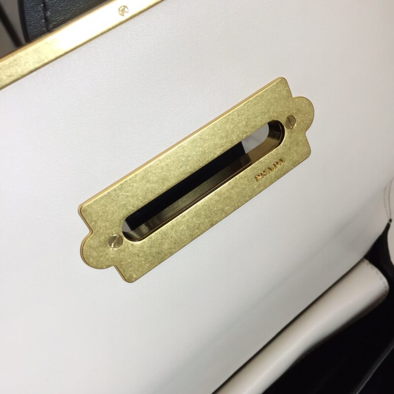 Prada 1BD045 Leather Cahier Bag-1BH082-20x14x8.5CM - Image 2