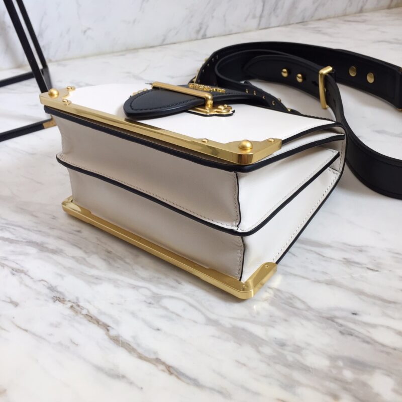 Prada 1BD045 Leather Cahier Bag-1BH082-20x14x8.5CM - Image 6