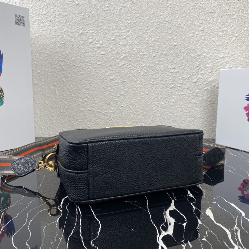 Prada Leather Cross-Body Bag-1BH082-22X15X9CM - Image 8