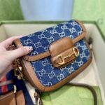 Gucci 1955 Horsebit Shoulder Bag-20.6*14.4*5.1CM - Image 3