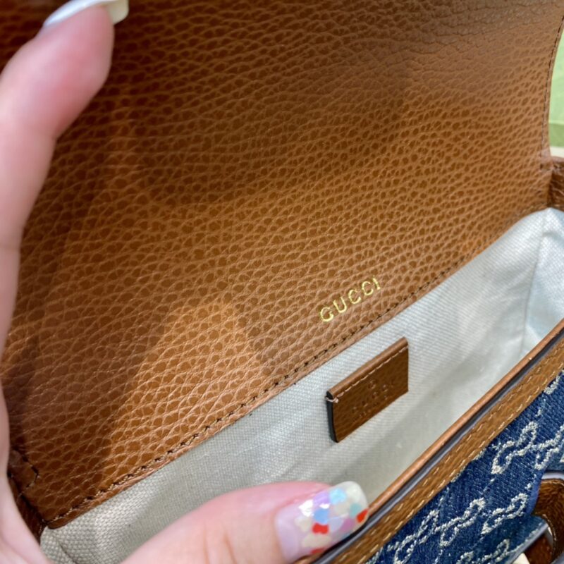 Gucci 1955 Horsebit Shoulder Bag-20.6*14.4*5.1CM - Image 4