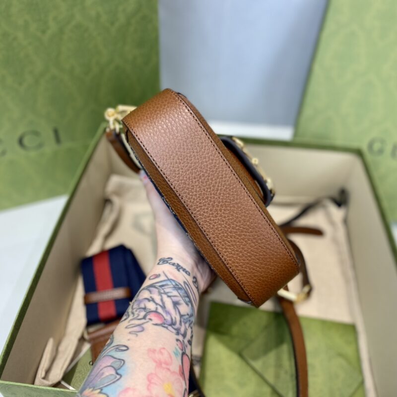 Gucci 1955 Horsebit Shoulder Bag-20.6*14.4*5.1CM - Image 6