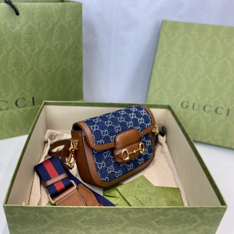 Gucci 1955 Horsebit Shoulder Bag-20.6*14.4*5.1CM - Image 8