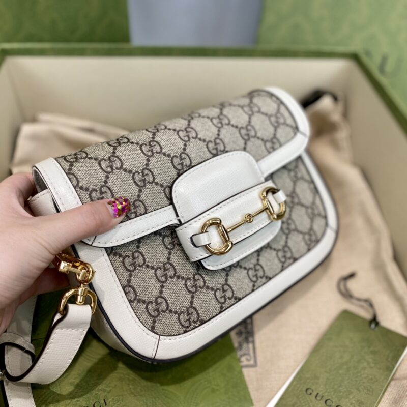Gucci 1955 Horsebit Shoulder Bag-20.6*14.4*5.1CM - Image 3