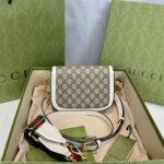 Gucci 1955 Horsebit Shoulder Bag-20.6*14.4*5.1CM - Image 6