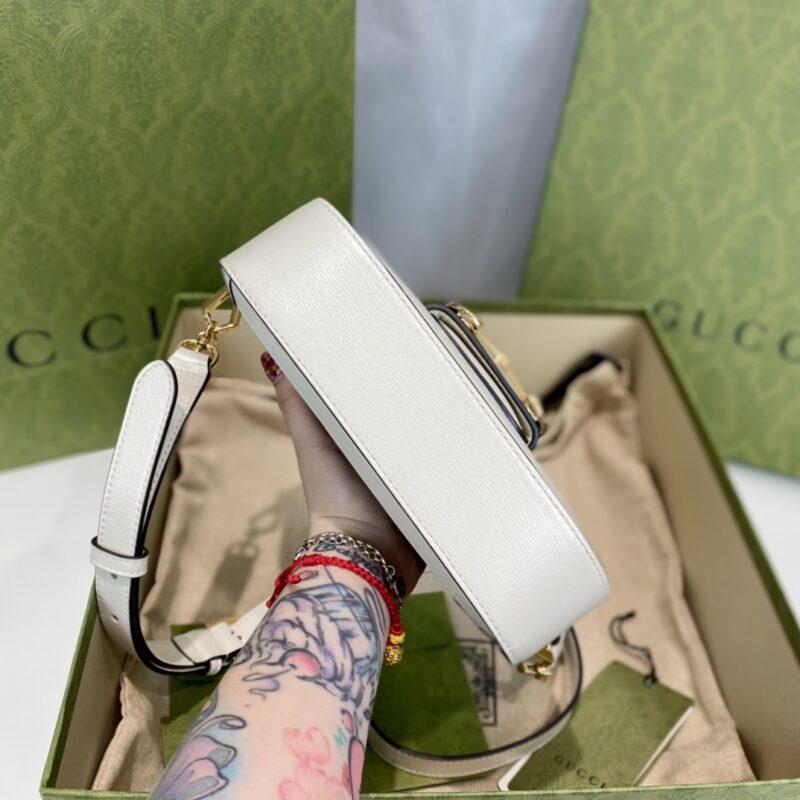 Gucci 1955 Horsebit Shoulder Bag-20.6*14.4*5.1CM - Image 8