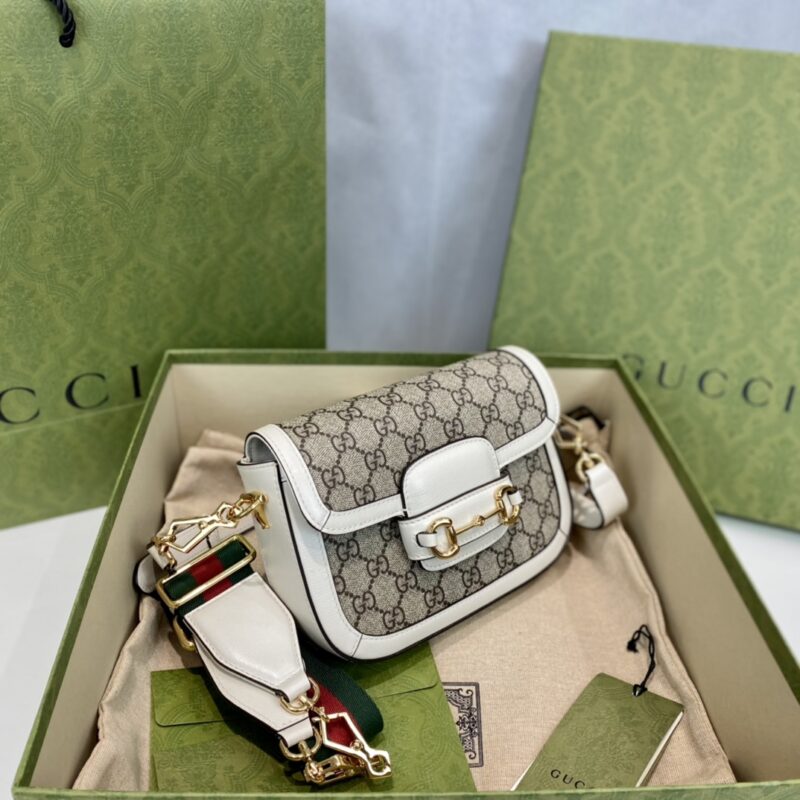 Gucci 1955 Horsebit Shoulder Bag-20.6*14.4*5.1CM - Image 9
