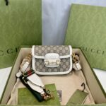 Gucci 1955 Horsebit Shoulder Bag-20.6*14.4*5.1CM