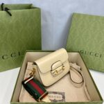 Gucci 1955 Horsebit Shoulder Bag-20.6*14.4*5.1CM - Image 4