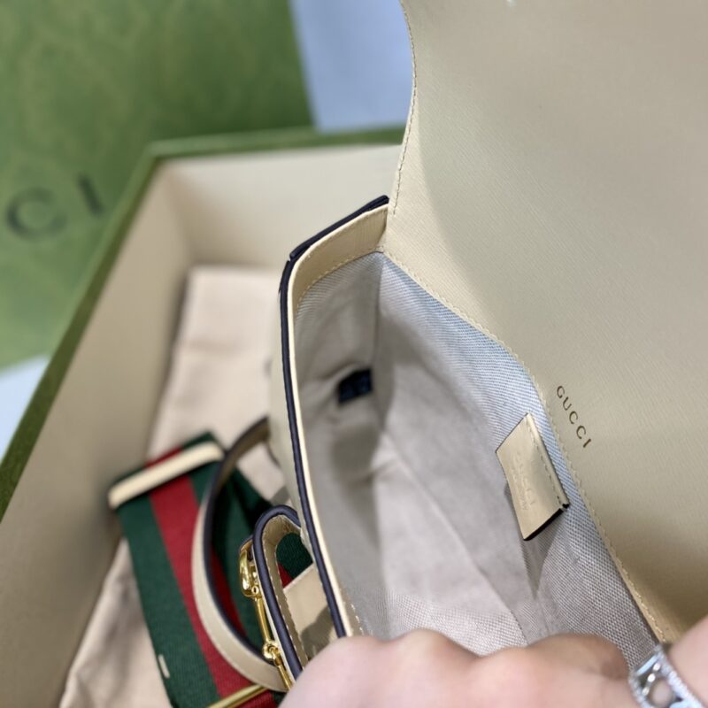 Gucci 1955 Horsebit Shoulder Bag-20.6*14.4*5.1CM - Image 7