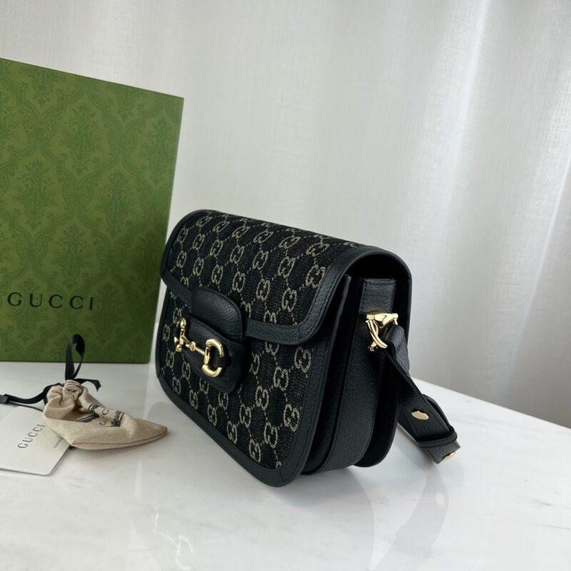 Gucci 1955 Horsebit Shoulder Bag-25*18*8CM - Image 4