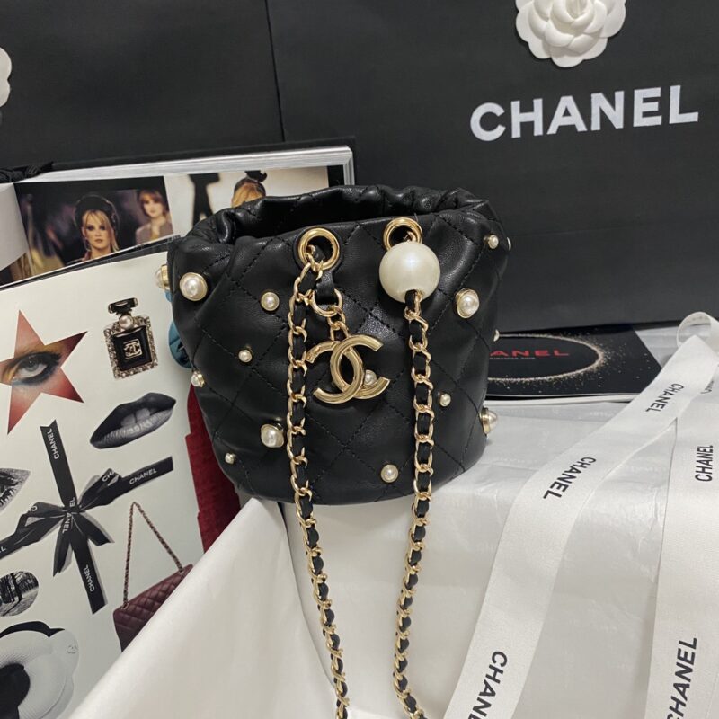 Ch@nel Cosmetic Bag-12×12×12CM - Image 4