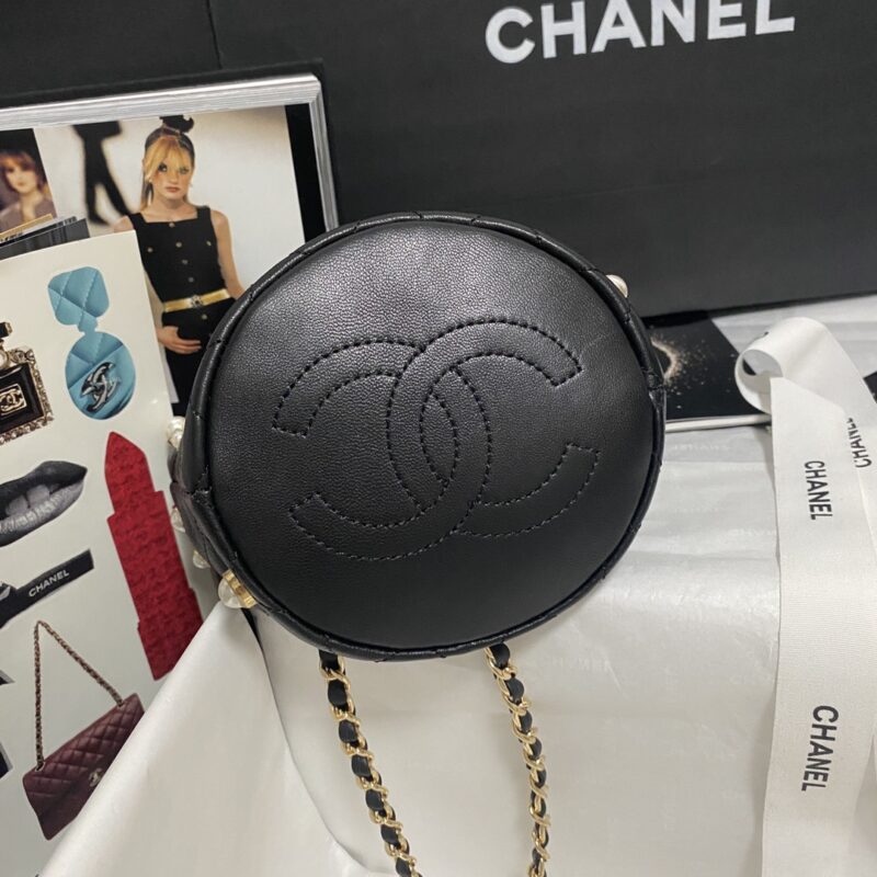 Ch@nel Cosmetic Bag-12×12×12CM - Image 5