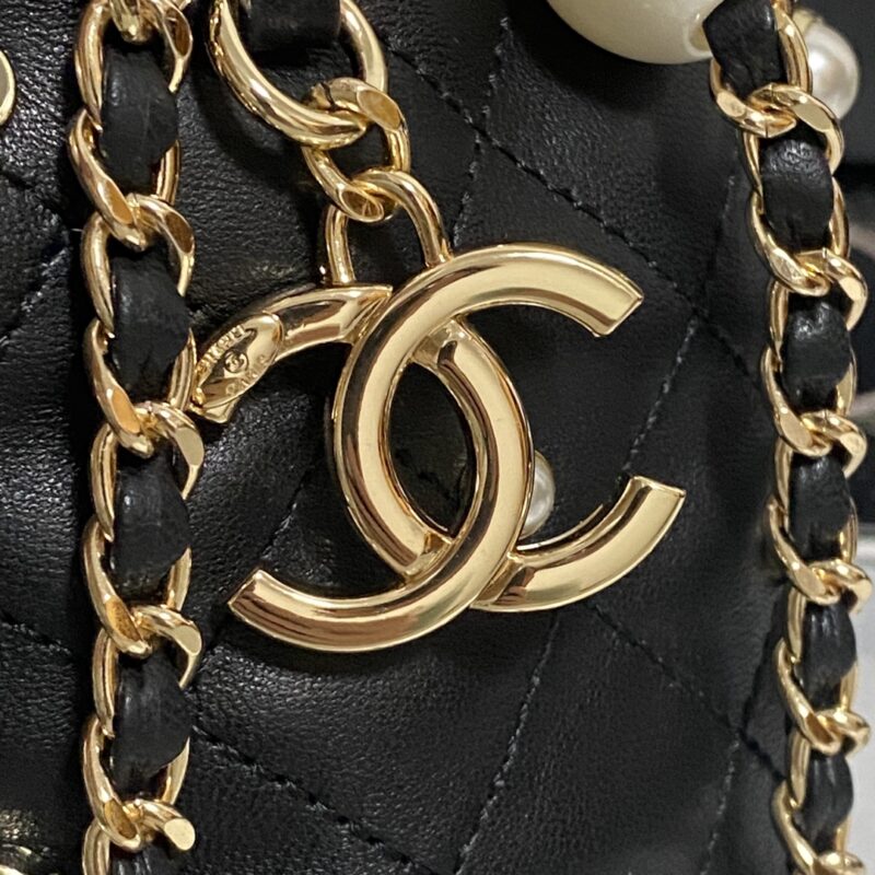 Ch@nel Cosmetic Bag-12×12×12CM - Image 6