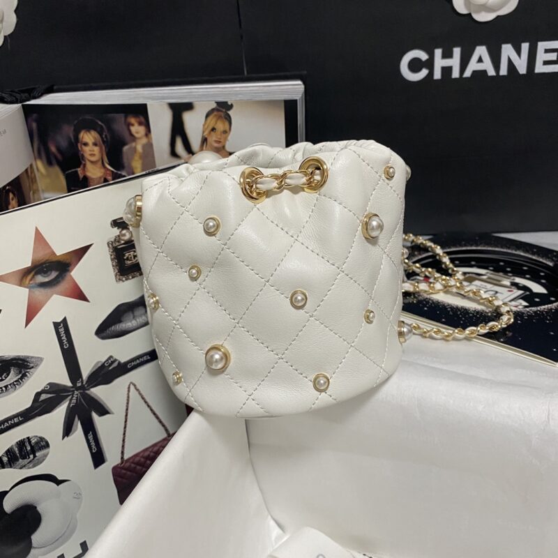 Ch@nel Cosmetic Bag-12×12×12CM - Image 7