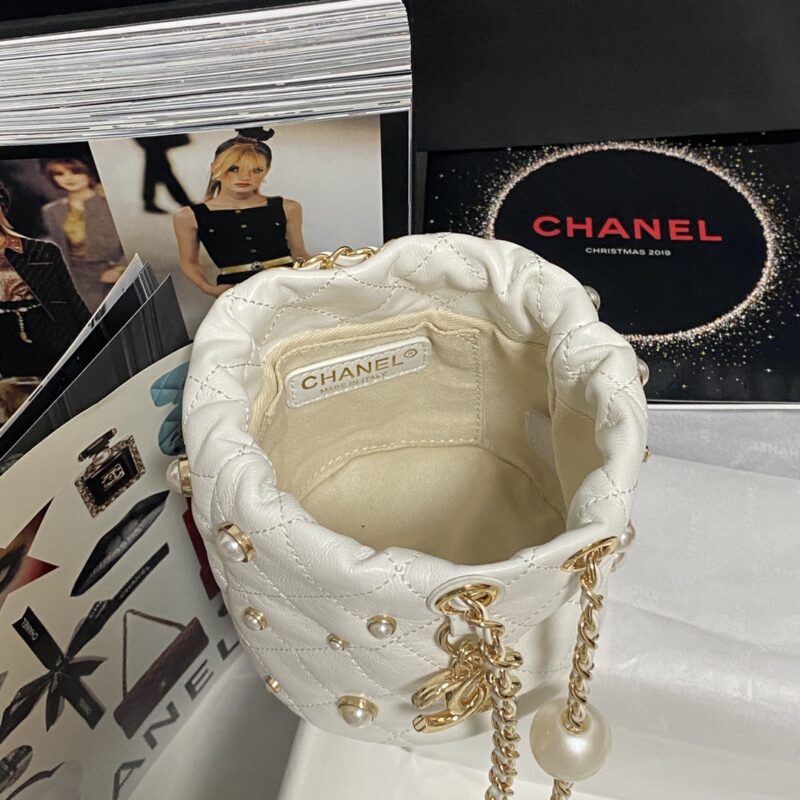 Ch@nel Cosmetic Bag-12×12×12CM - Image 8