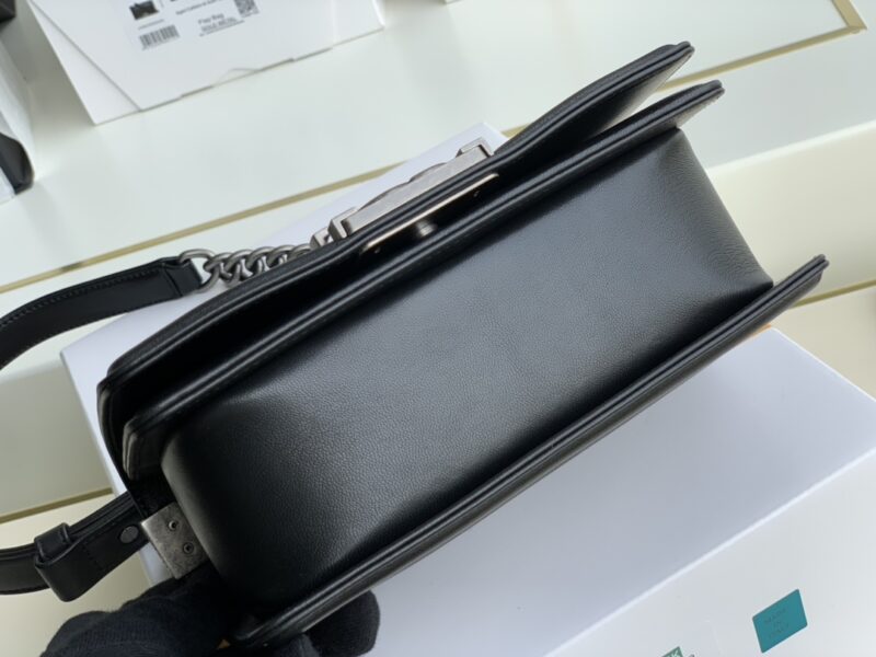 Ch@nel Boy Bag-Lambskin-20CM - Image 4