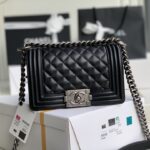 Ch@nel Boy Bag-Lambskin-20CM