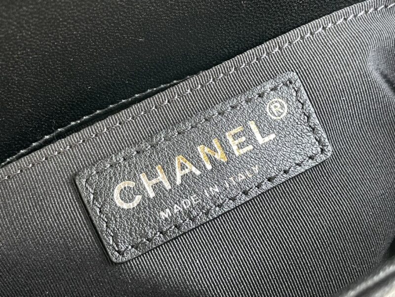 Ch@nel Boy Bag-Lambskin-20CM - Image 6