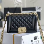 Ch@nel Boy Bag-Lambskin-20CM