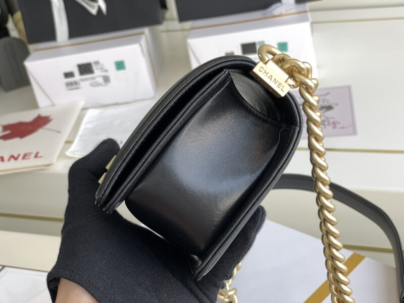 Ch@nel Boy Bag-Lambskin-20CM - Image 8