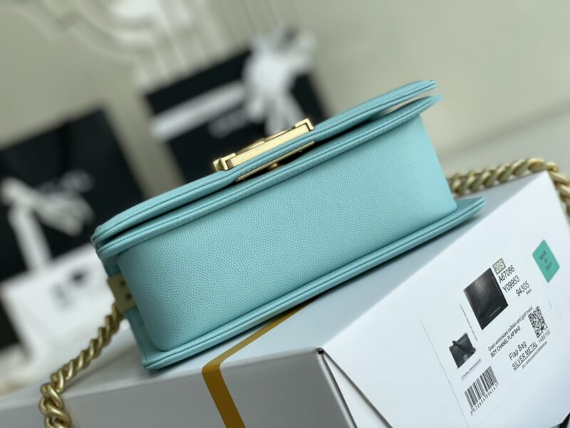 Ch@nel Boy Bag-Caviar-20CM - Image 6