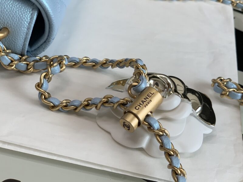 Ch@nel Flap Bag-13*19*6CM - Image 9